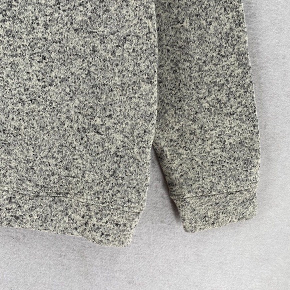 Eddie Bauer Fleece Henley Pullover Mens XL Radiator Snap Front Sweater Gray NICE - Picture 5 of 12